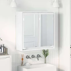 Kupaonski ormar s ogledalom s policom Bijelo 60 x 20 x 60 cm