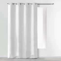 Draperija Absolu 140x260cm sa otvorima za garniš. bela D. d Interieur