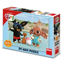 Dino - Puzzle Bing ob bazenu 24 maxi - 1 - 39 kosov