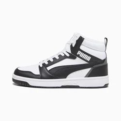 PUMA Rebound Sneakers, White/Black/Shadow Grey