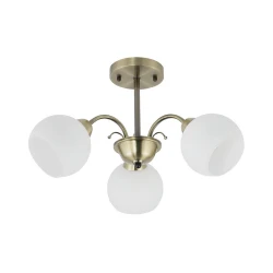 Luster na štapu NESTOR 3xE27/40W/230V mesing