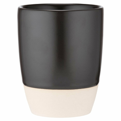 Črna/bež lončena skodelica 300 ml Host – Ladelle
