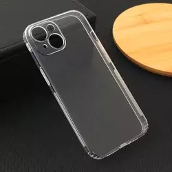 Torbica silikonska Ultra Thin with pluggy za iPhone 15 6.1 transparent