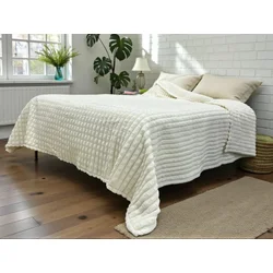 Ćebe Harmony Wafle Glat 220x240cm Prljavo bela boja ( VLK000367-prlj.belabojawafle )