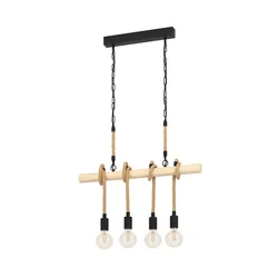 Eglo 43318 - Luster na lancu YOUNGSTOWN 4xE27/40W/230V