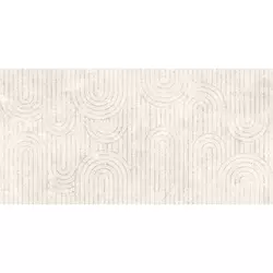 Liv Terria Ivory Arc Decor Matt Rect 29.8x59.8cm