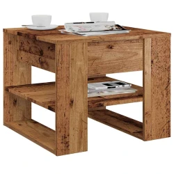 Stol za kavu staro drvo 55,5x55x45 cm konstruirano drvo