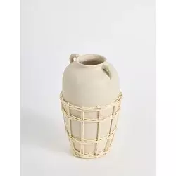 Aberto Design Vaza Grand Terracota, 16x26x16 cm, Krem