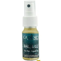 Cadence Barva v razpršilu za tekstil 25 ml, sijoča zlata