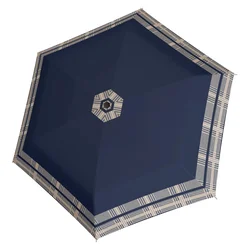 Doppler Fiber Havanna Timeless Blue Hahnentritt