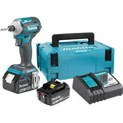 MAKITA Akumulatorski udarni odvijač DTD171RTJ; 2 x 5,0 Ah + MAKPAC transportni kofer