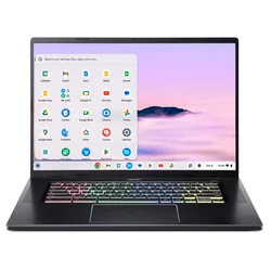 Acer - Chromebook Plus 516 GE Cloud Gaming Laptop with Google AI- 16 2560x1600 120Hz - Intel Core 5 120U - 8GB RAM - 256GB SSD - Obsidian Black