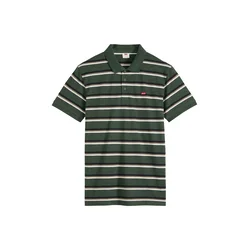 LEVIS ® Majica Levis Original Polo svetlo rjava / smaragd / črna / bela