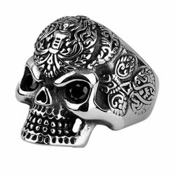 Prstan ETNOX - Skull - SR1174