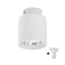 LED RGBW prigušiva spot svetiljka VICO WHITE 1xGU10/6,5W/230V 2700-6500K