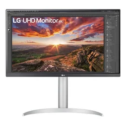 LG Monitor 27UP850K-W 27/IPS/3840x2160/60Hz/5ms GtG/HDMIx2/DP/USB/USB type C/VESA/pivot/srebrna