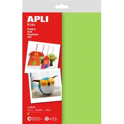 APLI Apli Filc zelen A4 10 kos, (20452052)
