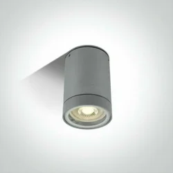 STROPNA SVJETILJKA 1×GU10/35W/230V IP54 SIVA