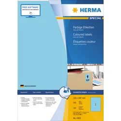 Herma etikete 210X297 A4/1 1/100 plava ( 02H4403 )
