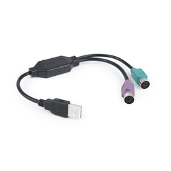 Adapter USB - 2 PS/2 CablExpert UAPS12-BK 30cm