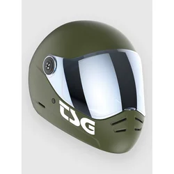 TSG Pass 2.0 Solid Color +Bonus Visor Helmet satin olive