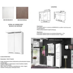 Ceramica Lux Atina 45 wegne ormarić gornji deo