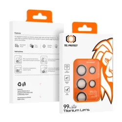 Kaljeno staklo Tel Protect Titanium Lens 99% AR na kameri za Samsung Galaxy S25 Ultra transparent (leće 5 kom)