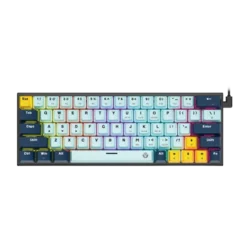 FANTECH Mehanička tastatura Gaming MK874 RGB Atom 63 SkyPlavi (Crveni switch)