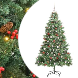 Umjetno božićno drvce 300 LED lampica Topla bijela PVC i metal