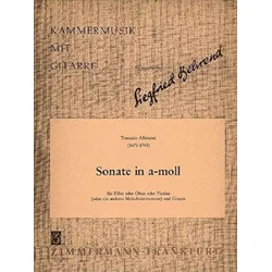 ALBINONI:SONATE IN A-MOLL FUR FLOTE ODER OBOE ODER VIOLINE UND GITARRE