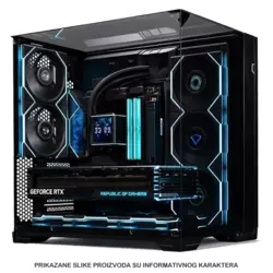 VIP Gaming Rage Vision GT računar - Ryzen 9 9950X3D, AIO 360 ARGB, RTX 5090 32GB, DDR5 64GB, 2TB SSD, X870, 1600W Titanium, Vision Compact, Win11