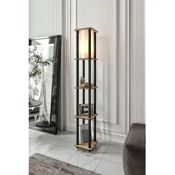 Opviq Podna lampa Estantes Square, 150 cm, Krem