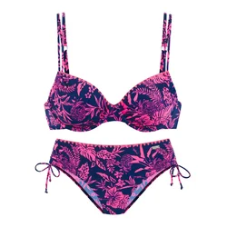 VENICE BEACH Bikini marine/svetlo roza