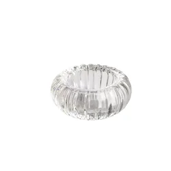 Sandra Rich Bright steklen podstavek za čajno svečko, 38 mm, o: 83 mm