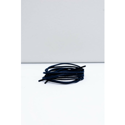 Corbby Dark Blue Waxed Thin Laces