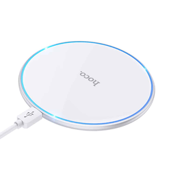 Hoco – bežični punjač Pro Easy (CW6) – brzo punjenje 15 W – bijeli