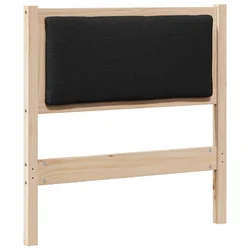 Vidaxl Vzglavje Drugo Rjava 75 cm Trdna borovina