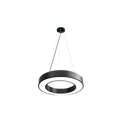 LED prigušiva luster na sajli LED/45W/230V 3000-6500K crni + daljinski upravljač