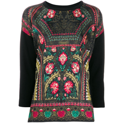 Etro - all-over print jumper - women - Black