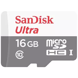 SANDISK Ultra microSDXC 64GB UHS-I - SDSQUNS-064G-GN3MN microSDXC, 64GB, UHS U1