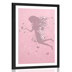 Plakat s paspartujem ljubezniva vila - 20x30 no frame