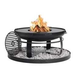 Cook King Vrtno kurišče VIKING 80 cm + žar plošča + podstavek