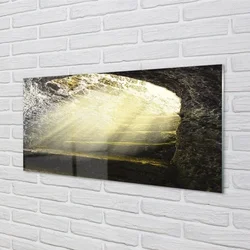 tulup.si Steklena slika Stopnice 120x60 cm 2 obešalnika