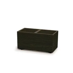 Saksija Madera 60x30cm Eco sa točkom - crna kafa 4625W ( 19950 )