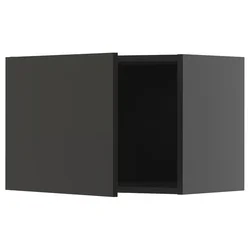METOD Zidni element, Crnosiva/Nickebo boja antracita, mat, 60x40 cm