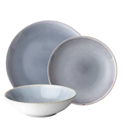 Porcelanski set 12 kosov — Gaya Atelier Glacial Ice - W0149