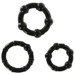 Scala Stay Hard Three Rings Black