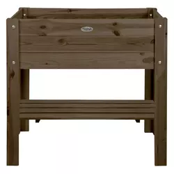 Esschert Design Visoka greda z L nogami rjava S