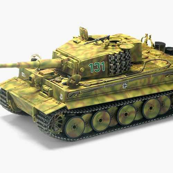 Model kit spremnika 13287 - TIGER-I MID VER. Anniv.70 Normandy Invasion 1944 (1:35)