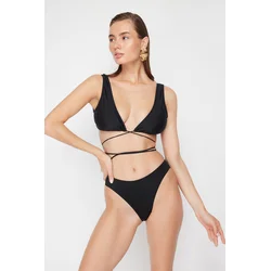 Ženski bikini donji deo Trendyol TBESS23BA00119/Black
